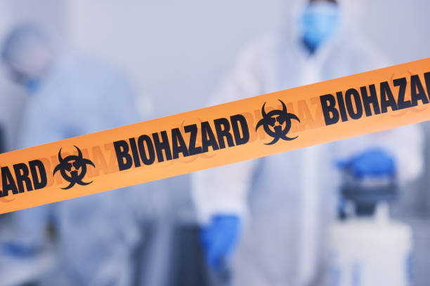 Professional Blood Cleanup technician working in Runge, TX